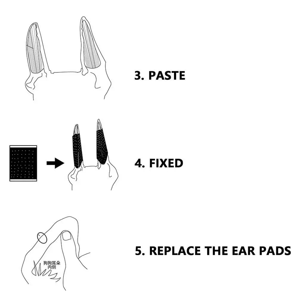 Dog Ear Posting Kit Fixed Ear Stand Up Tool For Dogs Pet Dog Ear Fixed Support Up Correction Vertical Stand For Doberman Dog