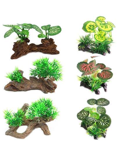 Artificial Underwater Grass Aquarium Fish Tank Simulation Decoration Aquarium Backgrounds Plants Water Grass Accessories Home