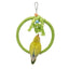 Rope Perches For Bird Cages Circle Rope Swing Easy Installation Natural Safe Soft Cotton Round Bird Swing For African Grey Macaw