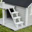 Outdoor rain and sun protection Solid wood dog house Dog house Preservative wood Pet nest Universal warm cat kennel Kennel