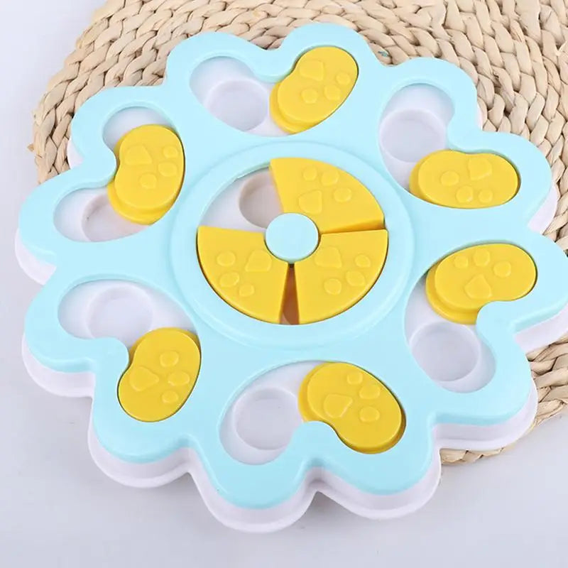 Dog Puzzle Toys Anti-slip Dog Puzzle Toys Blue/Pink/Grey Dog Interactive Toys  For Brain Stimulation And IQ Training