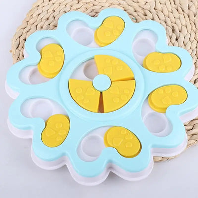 Dog Puzzle Toys Anti-slip Dog Puzzle Toys Blue/Pink/Grey Dog Interactive Toys  For Brain Stimulation And IQ Training