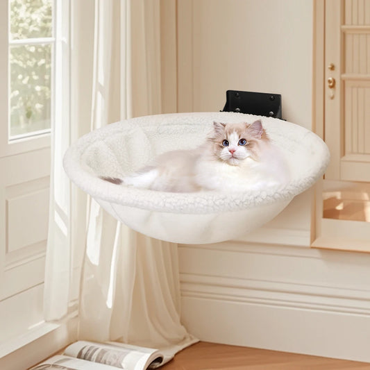 Foldable Pet Cat Hammock Bed House for Cats Window Wall-Mounted Perch Seat Nest Suitable for Big Cats/Small Dogs Pet Accessories