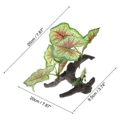 UXCELL Artificial Plants Grass Aquarium Plastic Water Weeds Ornament Fish Tank Flower Plants Tree Decoration Accessories