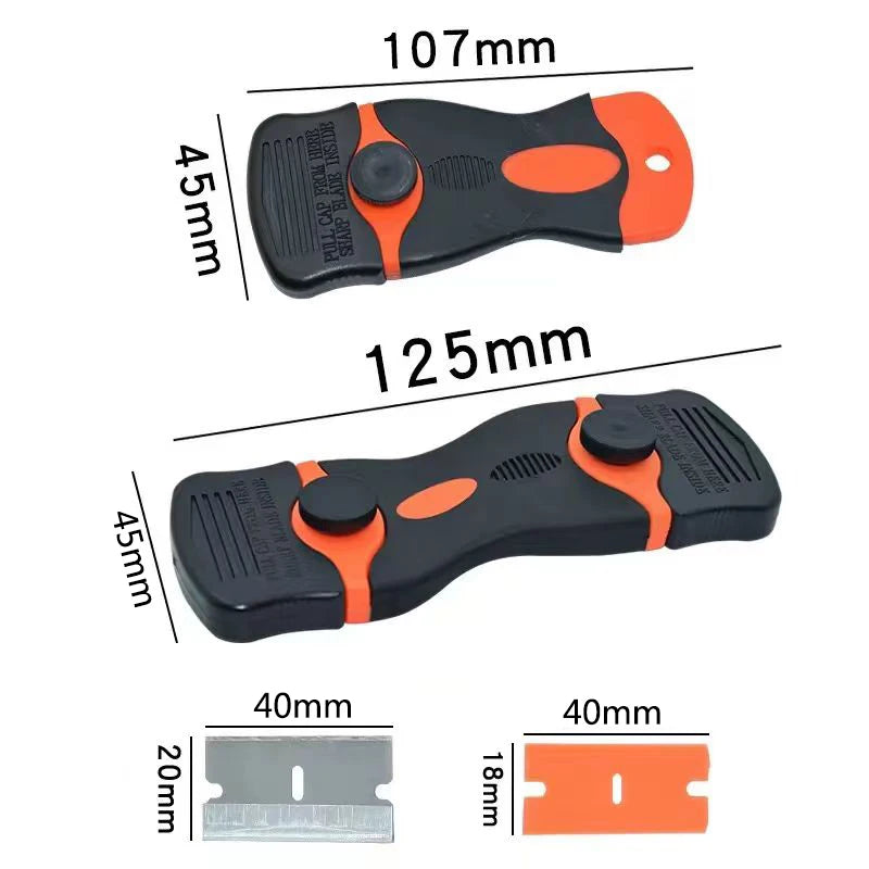 Plastic/Metal Aquarium Algae Remover Scraper for Car Window Vinyl Film Sticker Cleaning Glass Ceramic Dust Dirty Remover Tool