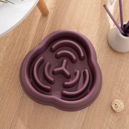 Dog Puppy Slow Feeder Bowl Non Slip Puzzle Bowl Anti-Gulping Dog Slower Food Feeding Dishes Pet Bowl for Large Medium Small Dogs