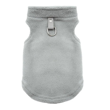 Spring Autumn Vintage Plaid Warm Fleece Pet Dog Cat Clothes Autumn Winter Thickened Vest Coat Small Medium Costume Traction Ring