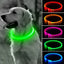 Dog Collar Luminous Usb Cat Dog Collar 3 Modes Led Light Glowing Loss Prevention LED Collar For Dogs Pet Dog Accessories