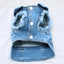 NEW Dog Denim Jacket with Leash Dring, Spring Summer Pet Jeans Vest Clothes for Small Medium Dogs Chihuahua Yorkies Bulldog