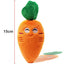 Puppy Dog Plush Squeaky Toy for Small Medium Dogs Cute Bone Carrot Toy for Aggressive Chewers Pet Cat Products Puppy Accessories