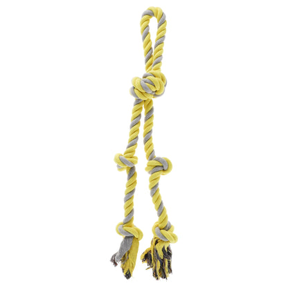 UXCELL Dog Chew Toys Knots Shape Braided Cotton Teeth Cleaning Rope Casual Puppy Bite-resistant Chewing Rope Pet Products