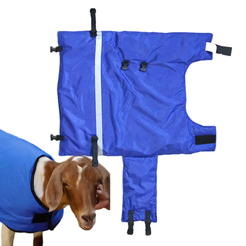 Calf Blanket Blue Waterproof Livestock Protector Blanket Oxford Fabric Thickened Calf Coat Calf Warmer Soft Protector Jacket