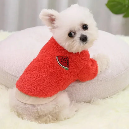 Pet dog Clothes Breathable Autumn and Winter Dog Clothes Durable Soft Dog Cute Print Puppy Clothes dog clothes for small dogs