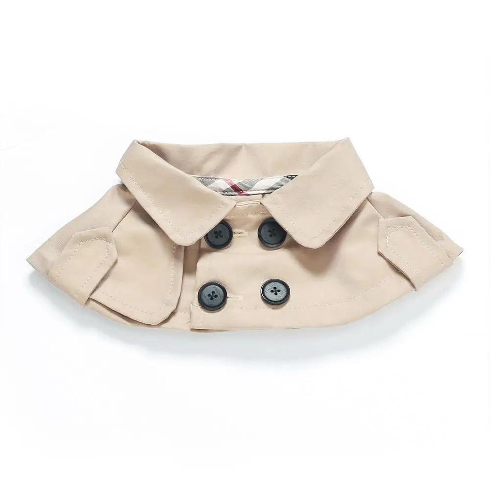 British Style Dog Winter Clothes Pet Clothes for Small Medium Dogs Teddy Chihuahua Puppy Pet Teddy Bib Windbreaker Cloak