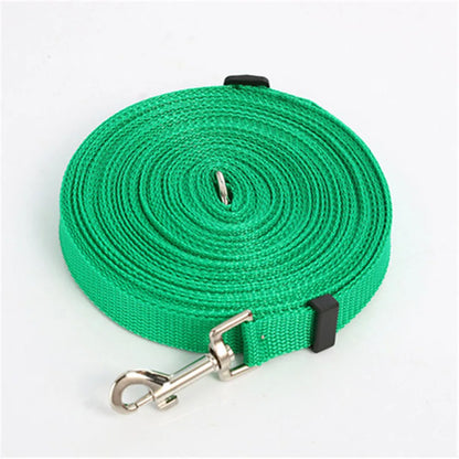 Long Dog Training Leash Tracking Line Puppy Obedience Recall Training Agility Lead 10m 20m 30m 50m Leash for Play Camp Backyard