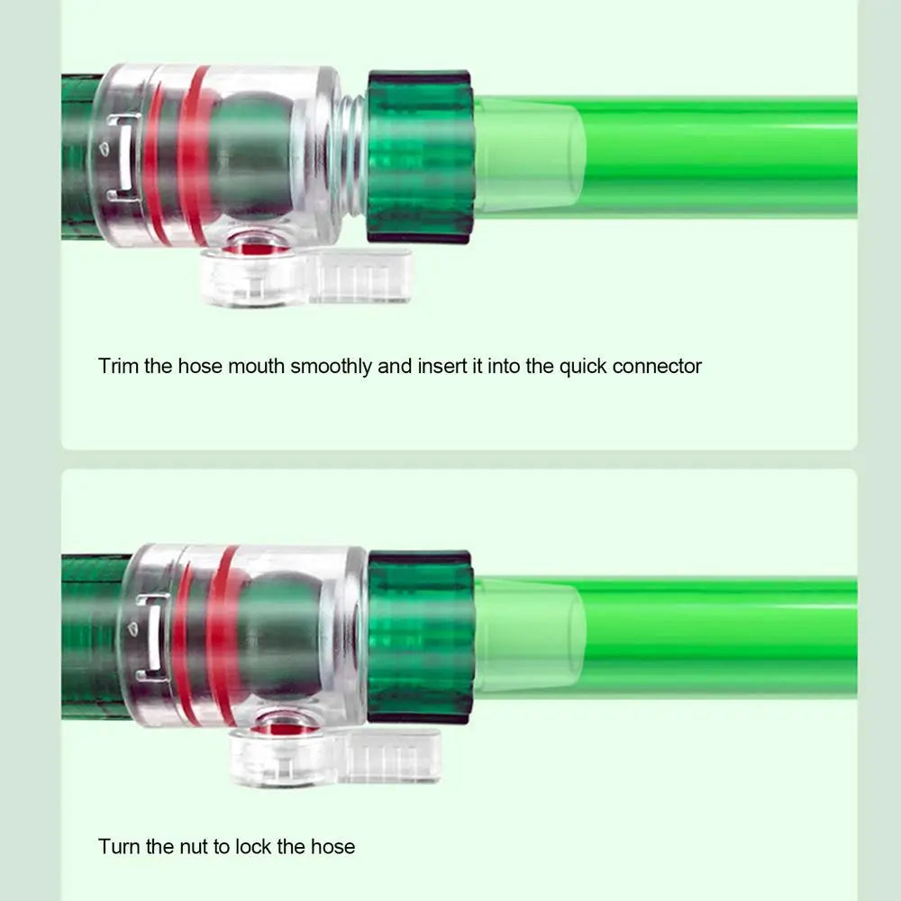 Aquarium Filter Water Valve Hose 12/16mm FlowControl Double Tap Quick Release Connector Fish Tank Hose Pipe Filter Valve