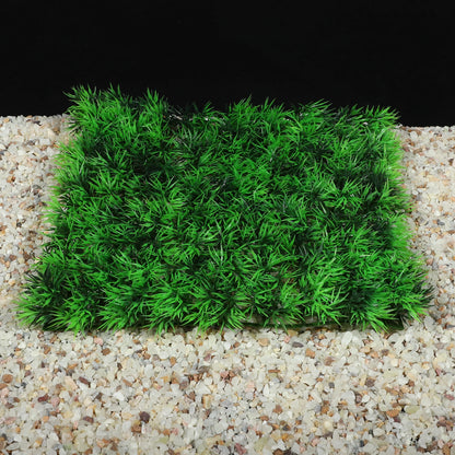 UXCELL Aquarium Artificial Plastic Lawn Water Weeds Ornament Grass for Fish Tank Landscape Plants Decoration Accessories