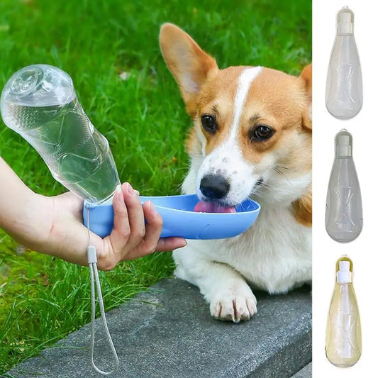 450ml Dog Water Bottle Dispenser Water Bottle Containers for Dogs Puppy Water Leak Proof Drinking Dispenser for Hiking Outdoor