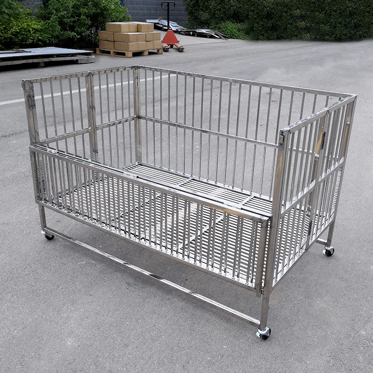 LIZE PET Veterinary Equipment High Quality 304 Stainless Steel dog cat cage kennels Veterinary Cages