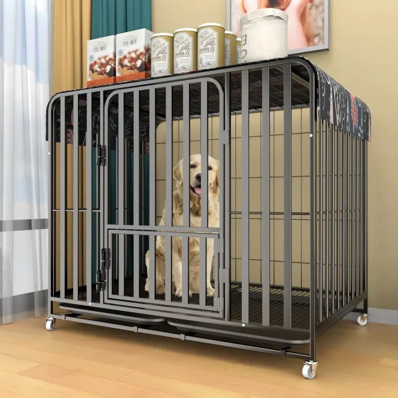Dog cage Dog cage Large dog Strong mobile dog cage Horse dog Husky special dog cage Bold and thicker
