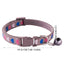 Cat Bell Collar Colorful PVC With Bells Dog Collar Detachable Adjustable Pet Collar Love Heart Printed Comfortable For Cat