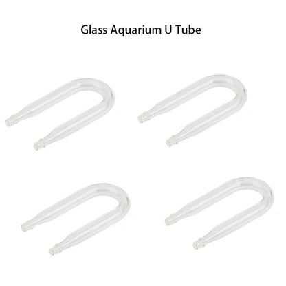 1PCS Durable U Shaped Glass Tube Aquarium CO2 Diffuser Check Valve Fish Tank Tube 3 Sizes U Tube 10mm 15mm 20mm