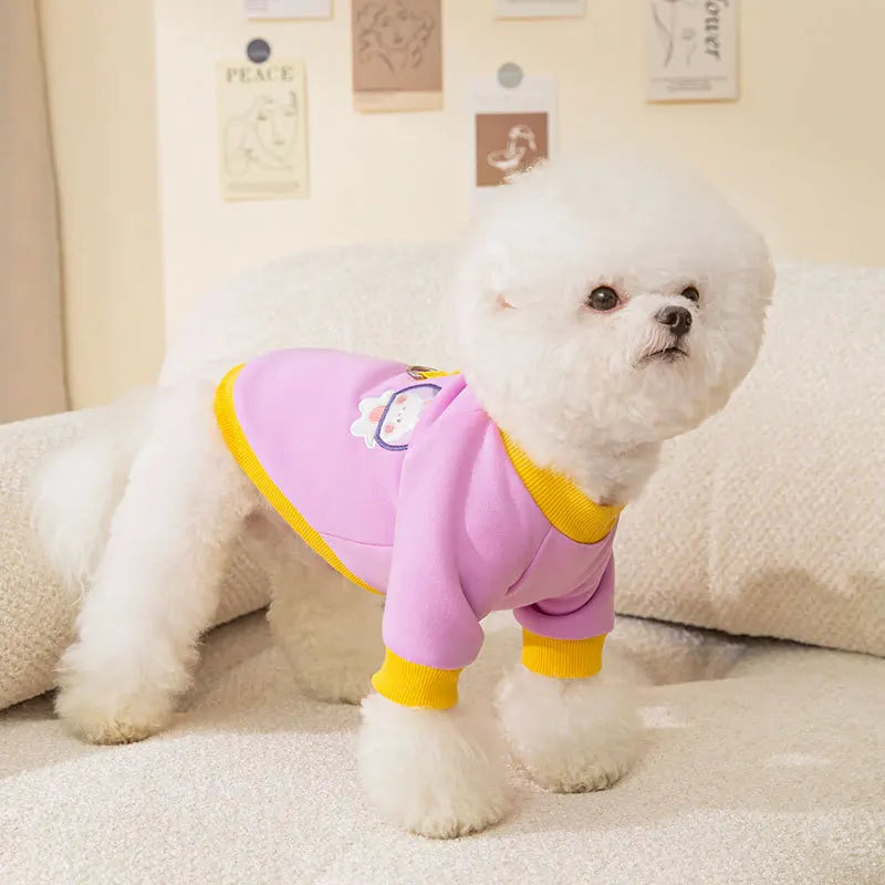 Dog Hoodies for Small Dogs Cute Cotton Fleece Dog Coat Winter Dog Clothes Chihuahua Yorkie French Bulldog Pet Jacket Cat Costume