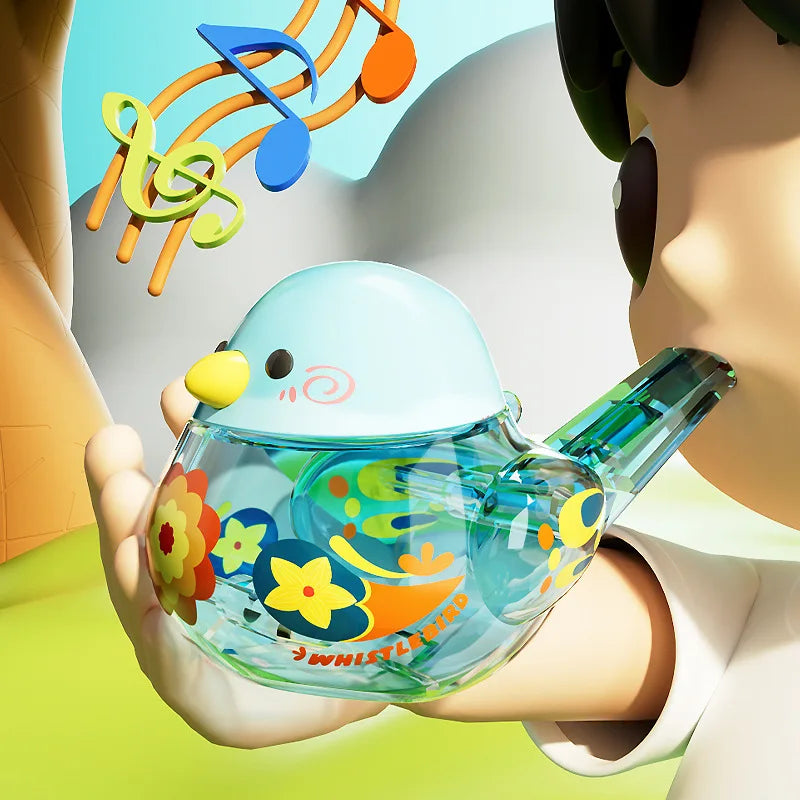 Cartoon Whistle Tide Play Fun Waterbird Plus Water Learn Bird Calls Blow Children's Musical Instrument Waterbird Whistle Toys