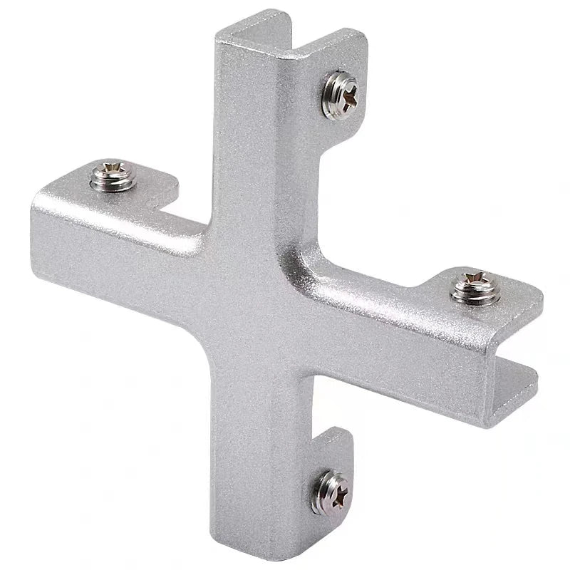 Glass Clamp Combination Fixing Clip for Showcase Fish Tank Cabinet Garden Fence Ceramic Tile Splicing DIY Panel Reinforced Clip