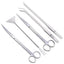 Aquarium Cleaning Tools Set Wave Scissors Tweezers Aquatic Plant Grass Trimming Stainless Fish Tank Tools Aquarium Accessories