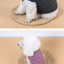 Teddy Bear Small Dog Clothes Solid Color Warm Winter Sweaters for Cats Lightweight Knitting Vest Leisure Outdoor Pet Overalls