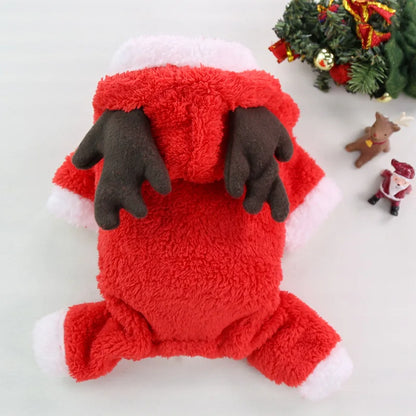 Winter Jacket For Dog Small Dog Coat Dinosaur Dogs Costume Christmas Outfit For Pet Medium Dogs Clothes Chihuahua Puppy Sweater