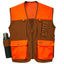 Bassdash Unisex Upland Game Field Water-Resistant Bird Hunting Vest with Multi Pockets Brown/Orange Men Women FV11