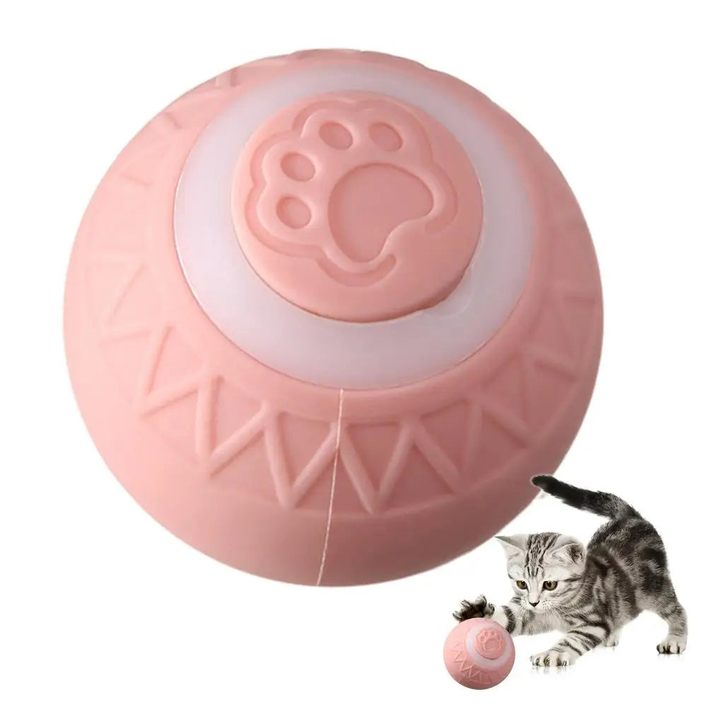 Cat Interactive Ball Intelligent Sensing Rolling Ball Toys Automatic Rolling Magic Ball Toy Rotating Ball Cat Game Accessories