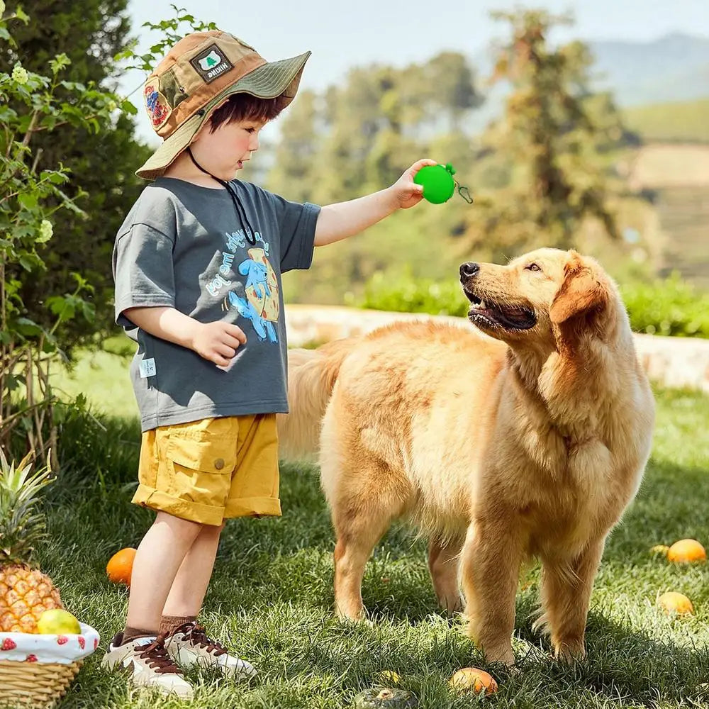 Silicone Dog Treat Pouch Dog Treat Training Pouch Dog Treat Carrier Holder Puppy Treat Snack Bag For Outdoor Walking Supply