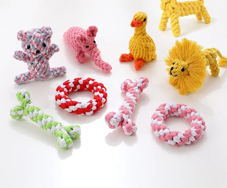 Handmade cotton rope carrot shaped puppy toy puppy chew  size dog pet Teeth cleaning toy outdoor fun training toy