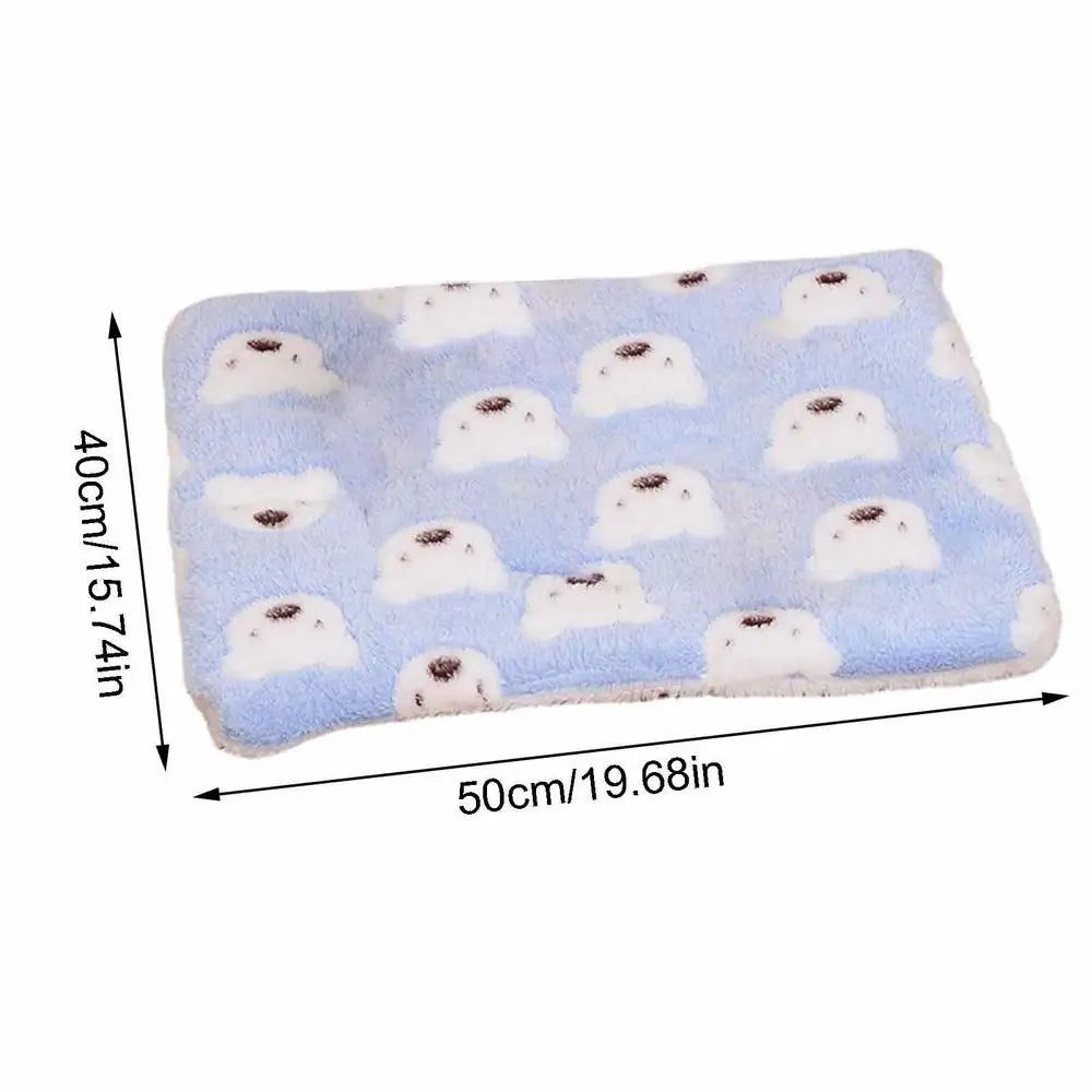Cozy Cat Calming Blanket Super Soft And Warm Flannel Pet Blankets Soft And Warm Machine Washable Sleeping Mat For Dogs Cats Cold