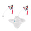 Butterfly Cat Toy Interactive Cat Toys For Boredom Moving Cat Toys With LED Light And Weighted Base Butterfly Flutter Pet