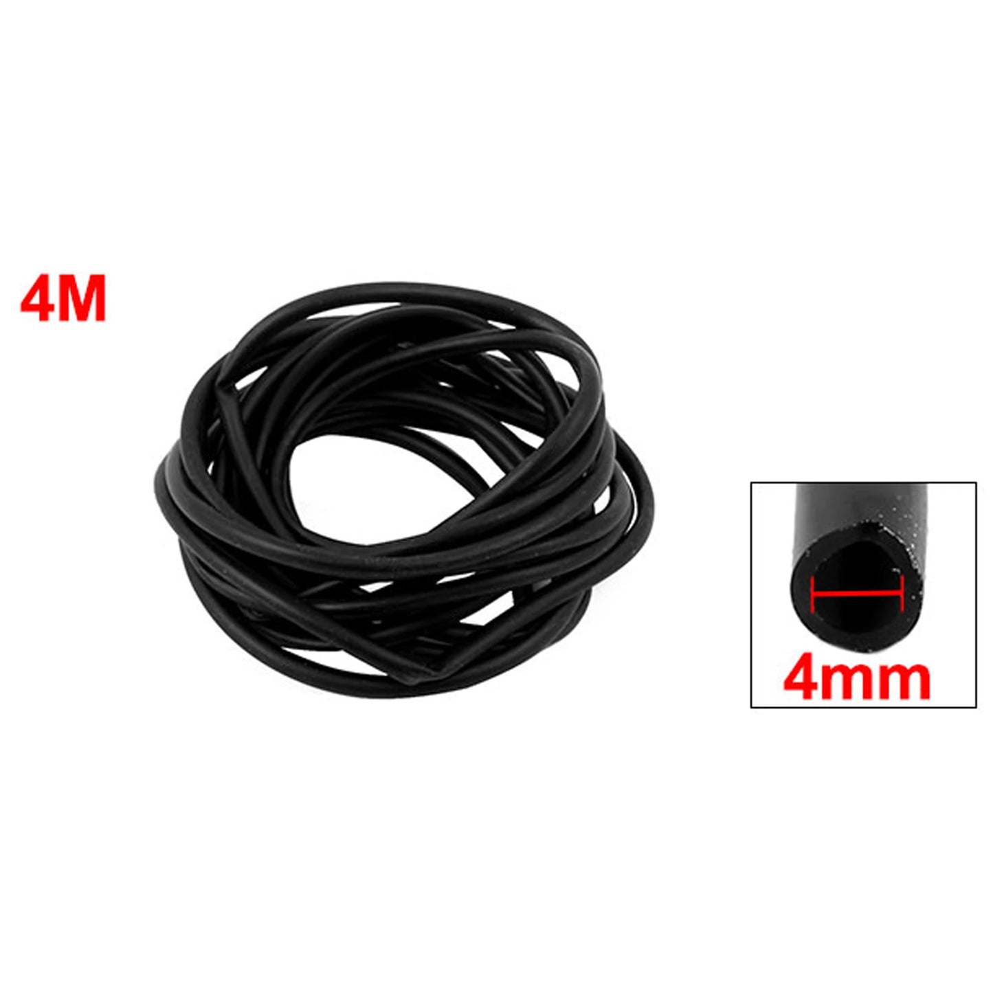 UXCELL 4-5M Transparent Tube Water Fuel Gas Parts 4mm Petrol Pipe Aquarium Tubing Pump Hose Hosing Tools Fish Tank Accessories