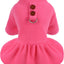 Thermal Fleece Dog Dress for Small Dogs Girl Winter Dog Sweater Puppy Clothes Chihuahua Yorkie Teacup Pet Outfit Cat Apparel