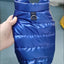 Puppy Pet Dog Clothes Outdoor Windproof Waterproof Leather Dog Coat Winter Warm Padded Jacket for Dogs and Cats in Cold Weather