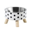 Stainless Steel Dog Bowl, Anti-knock Pet Bowl, Plastic Cat Bowl, High-footed Neck Dog Rice Bowl, Large-capacity Cat Food Bowl
