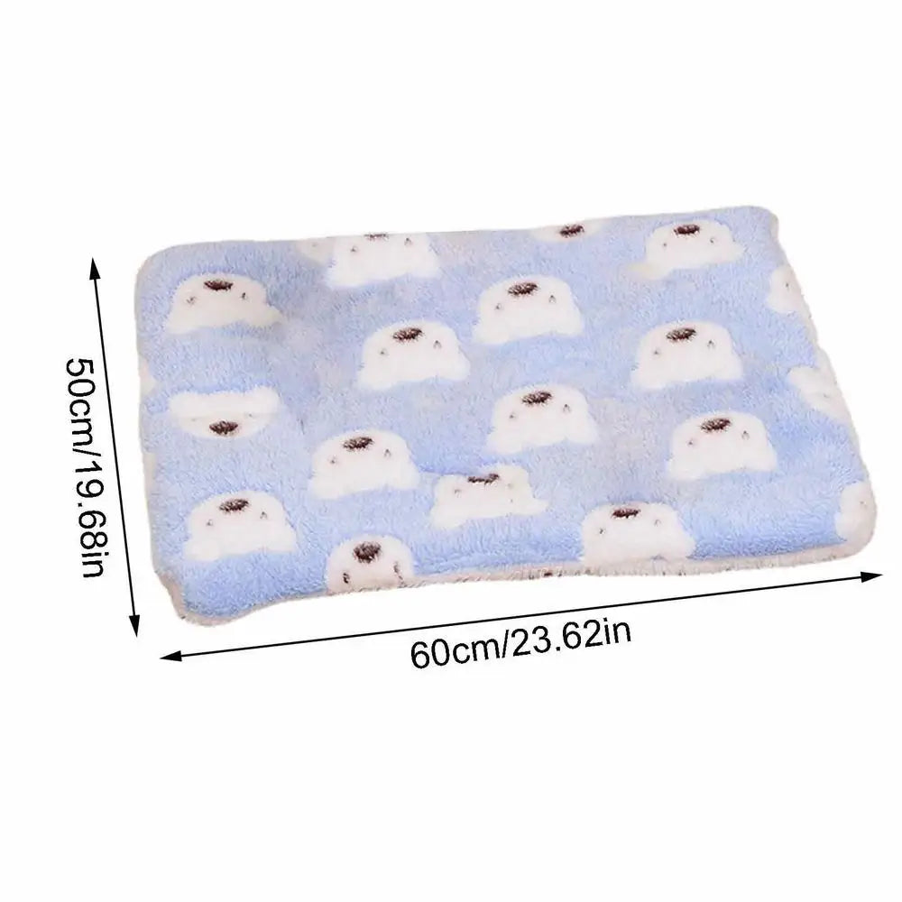 Cozy Cat Calming Blanket Super Soft And Warm Flannel Pet Blankets Soft And Warm Machine Washable Sleeping Mat For Dogs Cats Cold
