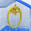 Rope Perches For Bird Cages Circle Rope Swing Easy Installation Natural Safe Soft Cotton Round Bird Swing For African Grey Macaw