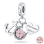 Fit Pandora 925 Original Bracelet 925 Silver Plate Flower Bird Series Charms Beads For Women Fashion DIY Jewelry Gifts Making