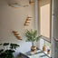 Cat Hammock Cat Tree Wall Mounted Wooden Furniture Scratcher Kitty Beds Perches Stable Cats Wall Shelves For Sleeping Playing