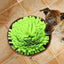 Pet Dog Sniffing Mat Anti-Slip Pet Foraging Mat Interactive Sniff Mat Flower-Shaped Feeding Puzzle Toy Sniffing Interactive