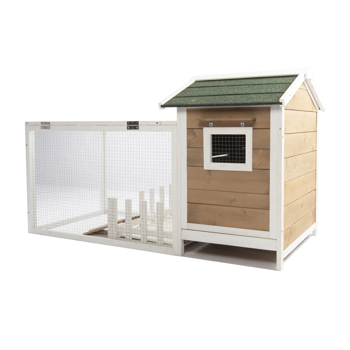 in stock FCS Cheap Outdoor Wooden small animal cage pet rabbit hutch bunny House