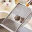 Stainless Steel Cat Litter Scoop with  Long Handle Kitten Sifter Sifter Litter Scooper  for Rabbits Pets Supplies Bunny