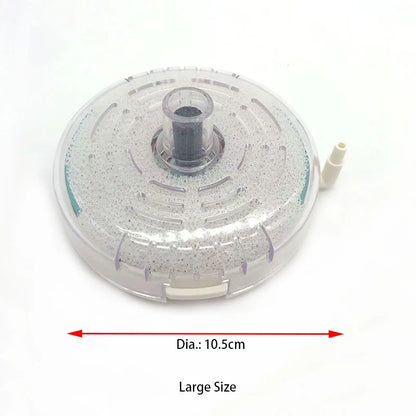 Round Aquarium Fish Tank Filter Transparent Biochemical Sponge Filter Aquarium Water biological Filter Submersible Water Pump